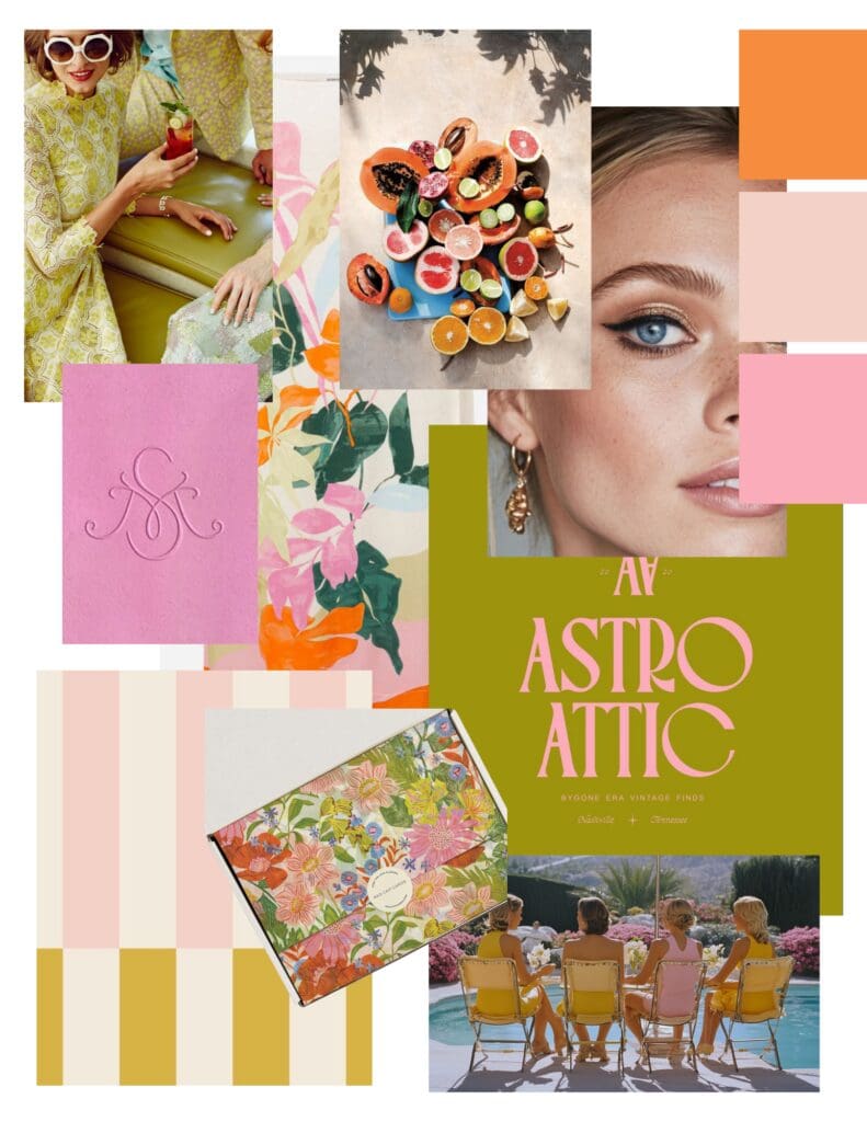 Maxine Delacortte-Simmons mood board.